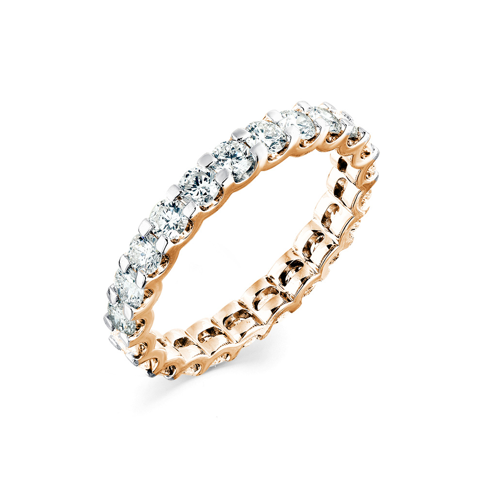 Кольцо, золото, бриллиант, 1-107958-02-00